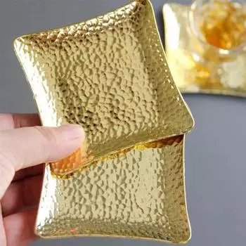 Металлическая подставка для чашки, защитная подставка для нагрева, медная квадратная подставка, обеденный стол, праздничное украшение, устойчивый коврик для чашки