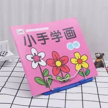 Металлическая подставка для книг с регулируемым углом, портативный портативный держатель для документов для чтения книг зелёный