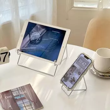 Металлическая подставка для мобильного телефона, настольное украшение, ленивый стол, плоская ленивая железная полка small