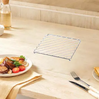 Металлическая подставка для посуды из нержавеющей стали Обеденный стол Бар Квартира Многоцелевая кухня Square