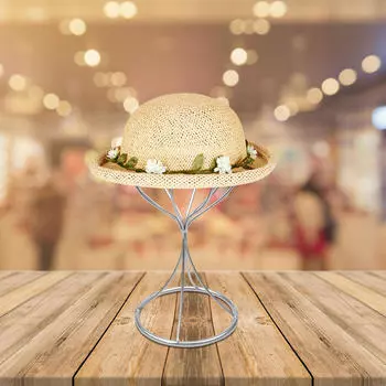 Металлическая подставка для шляп, женская полка для шкафа, органайзер для стола, прочная куполообразная форма, многоцелевая