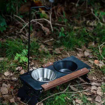 Металлическая приподнятая подставка для миски, приподнятая для станции кормления домашних животных, универсальная двойная кормушка