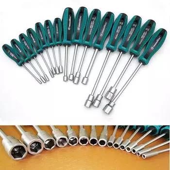 Металлическая противоскользящая ручка, ручной инструмент, гаечный ключ, гаечная отвертка, торцевая отвертка