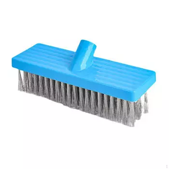 Металлическая проволочная щетка для чистки террасы, мощная щетка для бетона и гаража 20cm Brush Head