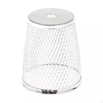 Металлическая проволочная сетка для защиты ламп, сетчатый абажур для подвесного светильника, полая крышка для лампы, потолок