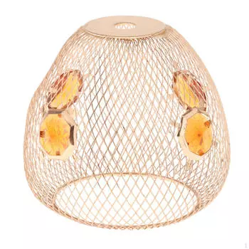 Металлическая проволочная сетка для защиты ламп, сетчатый абажур для подвесного светильника, полая крышка для лампы, потолок