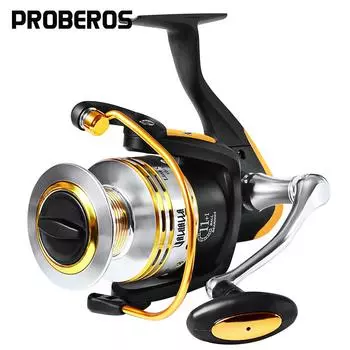 Металлическая прялка PRO BEROS, 11 + 1 ось, вертикальное колесо для лески, принадлежности для рыболовных снастей, колесо для морской рыбалки