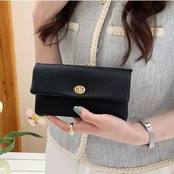 Металлическая пряжка женская длинная сумка-клатч на молнии сумка для мелочи элегантные кошельки-конверты женские розовый