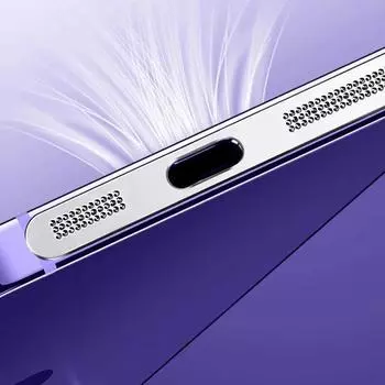 Металлическая пылезащитная сетка-наклейка для iPhone 12 13 MIni 12 13 14 Pro Max 14 Plus, отверстие для динамика, защитная металлическая сетка от пыли