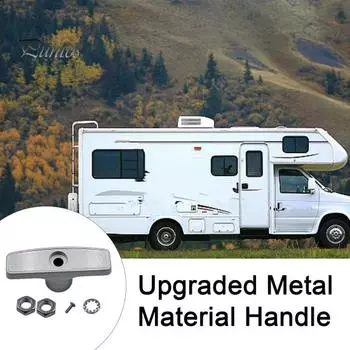 Металлическая ручка клапана слива для автофургона, сменные детали, резьбовая конструкция, универсальная, простая установка, удлинительный стержень клапана слива для автофургона Sets