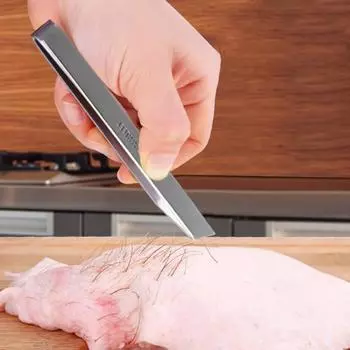 Металлическая рыба, выщипывающая перья, для удаления костей, куриные кухонные щипцы, пинцет, инструмент серебряный