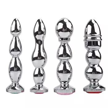 Металлическая серебристая круглая нижняя часть обычная серебристая анальная пробка Transformers Oversized Metal Ultimate SM Анальная пробка Товары для взрослых 1