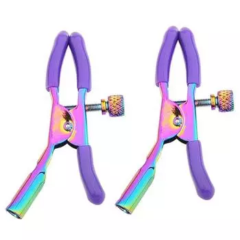 Металлическая шапочка для плавания, разноцветная шапочка для плавания, одинарный металлический зажим для сосков, эластичный золотой зажим Mei Mei Black Gold+Regular Clip(S