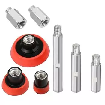 Металлическая шлифовальная полировальная подушка 16 с внутренней резьбой 14 Аксессуары для полировальной машины Удлинитель для полировальной машины Соединительный стержень ABS