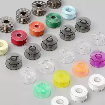 Металлическая шпулька для швейной машины 25 штук металлической проволоки катушки с ящиком для хранения швейные принадлежности инструменты