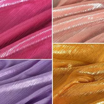 Металлическая штамповка серебристая блестящая ткань мягкая высокоэластичная яркая шелковистая ткань для самостоятельного шитья платье танцевальная одежда для выступлений 100X148cm