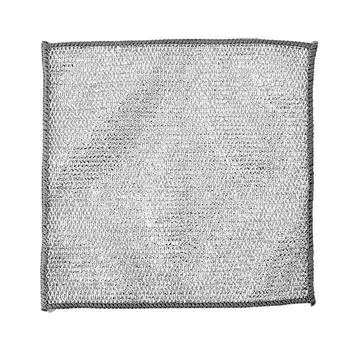 Металлическая стальная проволока тряпки для уборки домашняя кухня кастрюля сковорода кухонное полотенце полотенца двухслойные антипригарные масляные стальные тряпки салфетки