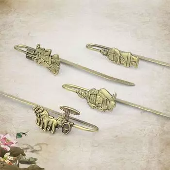 Металлическая старинная статуэтка закладка для книг пагинатор винтажный маркер для страниц любитель книг C