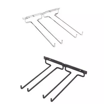 Металлическая стойка для бокалов вина настенная стойка для шкафа кухни или бара дропшиппинг