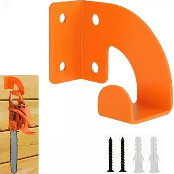 Металлическая стойка для хранения в гараже, Подвесная стойка для триммеров, Многофункциональная стойка для инструментов One Size