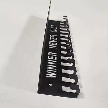 Металлическая стойка для медалей, держатель для медалей, настенный, большой вместимости, держатель для наград для соревнований, футбола, баскетбола, спорта, карате