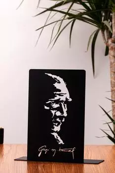 Металлическая столешница Muyika, декоративный предмет и статуэтка Гази Мустафа Кемаль Bbl-m