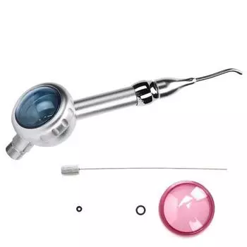 Металлическая стоматологическая полировальная машина для полировки зубов, наконечник для чистки зубов, струйный воздушный полировщик, 2 отверстия 2 Holes