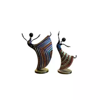 Металлическая танцующая раджастханская леди, украшение стола, статуэтка музыканта из металла ручной работы