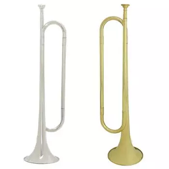 Металлическая труба, профессиональный духовой инструмент, молодежный рожок, горн для музыкальных подарков, школьный оркестр, кавалерийский военный оркестр для начинающих CHINA