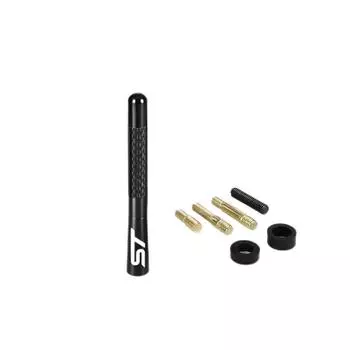 Металлическая универсальная автомобильная радиоантенна из углеродного волокна 12 см для ST Stline Focus 2 3 MK2 MK3 MK1 Fusion Everest Escape Explorer красный