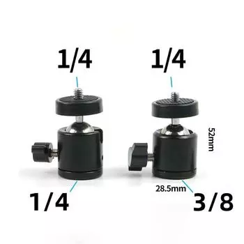 Металлическая универсальная головка карданного подвеса 52x28,5 мм, совершенно новая 1/4