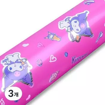 Металлическая упаковочная бумага Sanrio, цвет Куроми розовый, 3 шт.