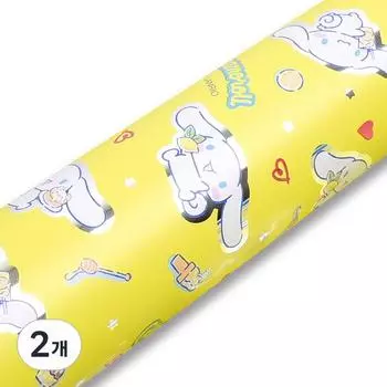 Металлическая упаковочная бумага Sanrio, желтая булочка с корицей, 2 шт.