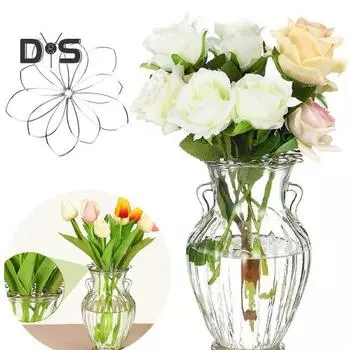 Металлическая ваза, аранжировщик для цветов, сетка, держатель для цветочного стебля с несколькими отверстиями, фиксация букета растений, цветочная лягушка, железный инструмент для цветочной композиции