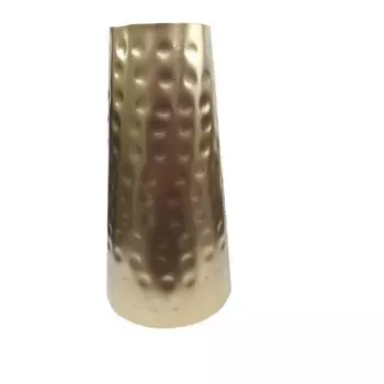 Металлическая ваза для цветов для украшения дома (Коричневое золото 12 дюймов)