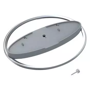 Металлическая вертикальная подставка с противоскользящим покрытием для консоли PS5 Pro/PS5 Slim/PS5 (серый) Великобритания