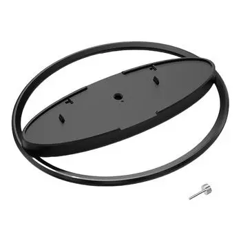 Металлическая вертикальная подставка с противоскользящим покрытием для консоли PS5 Pro/PS5 Slim/PS5(черный) КДЕ