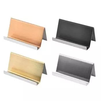 Металлическая визитная карточка, именная бирка, стойка для выставки товаров, настольный настольный органайзер, держатель для мобильного телефона, аксессуары для конференц-зала