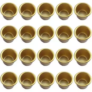 Металлическая вставка для свечей для конических свечей, декоративный подсвечник, мини-подсвечник, подсвечник «сделай сам», подсвечник, золотой набор One Size золотой