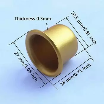 Металлическая вставка для свечей для конических свечей, декоративный подсвечник, мини-подсвечник, подсвечник «сделай сам», подсвечник, золотой набор One Size золотой