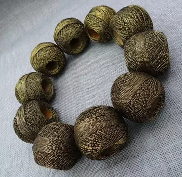 Металлическая вышивка хлопковая нить крючком ремесло вязание 10 шт мерсеризованный чёрный