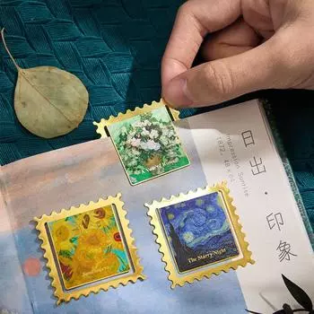 Металлическая закладка с изображением подсолнуха, маслом, вставка, зажимы для книг, держатель для страниц книги, маркер для страниц книги, дети, студенты, учителя, канцелярские принадлежности, подарок