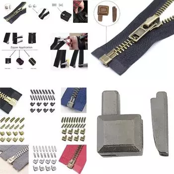 Металлическая защелка-молния, фиксатор слайдера, вставной штифт, светильник