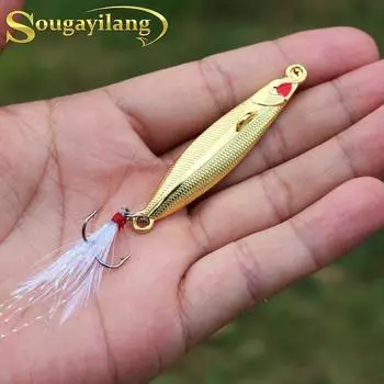 Блесна 1 Pcs золотой