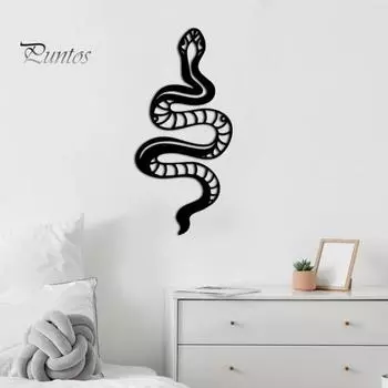 Металлическая змея настенное украшение для дома, офиса, гостиной, внутреннего и наружного настенного искусства, современное железное полое черное змея, подвесное украшение, знак животного, подвеска чёрный