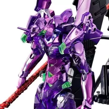 МЕТАЛЛИЧЕСКАЯ КОНСТРУКЦИЯ Evangelion Unit 01 CHOGOKIN 50th Эксклюзивная 220 мм ABS ПВХ окрашенная подвижная фигурка Приблизительно. Литье под давлением & &