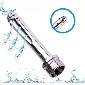 Металлические 7 отверстий с боковым открытием, товары для секса, анальная клизма, очистка душа, насадка для душа толстой кишки, вагинальная стирка, секс-инструменты для пар S