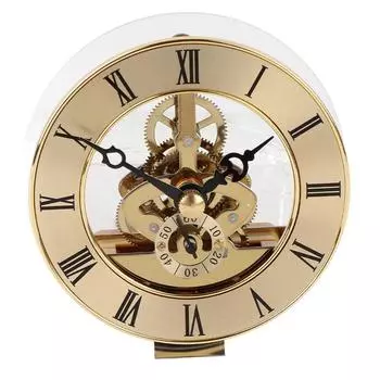 Металлические 86 мм встроенные часы кварцевые часы головной убор настольные ремесленные часы аксессуары