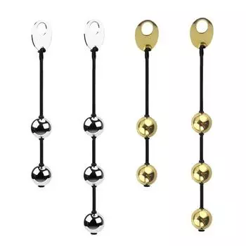 Металлические анальные шарики, анальная вагина, тренажер для пениса для мужчин и женщин, секс-игрушки для взрослых, секс-продукт Double Ball20mm