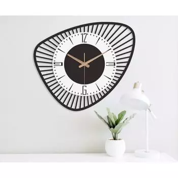 Металлические аналоговые настенные часы для гостиной, спальни, офиса, кухни, дома и холла. Необычные большие современные настенные часы для домашнего декора (40CM) 40 x 40 in